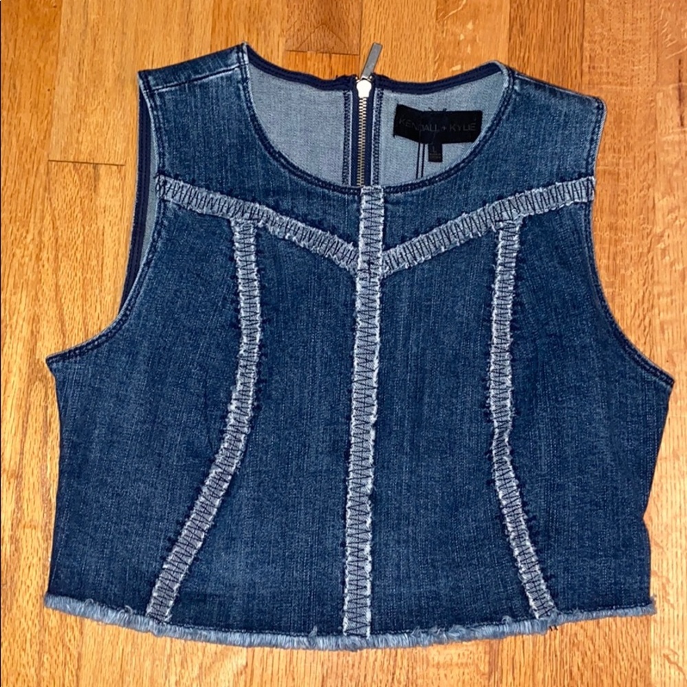 Denim top